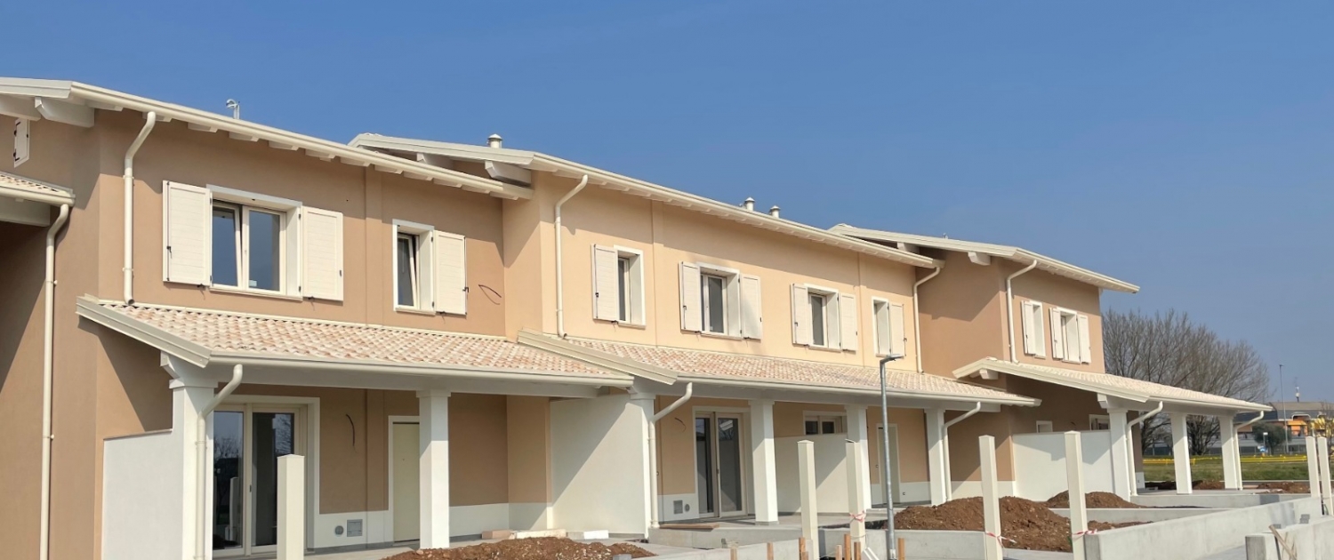 cappotto case a schiera